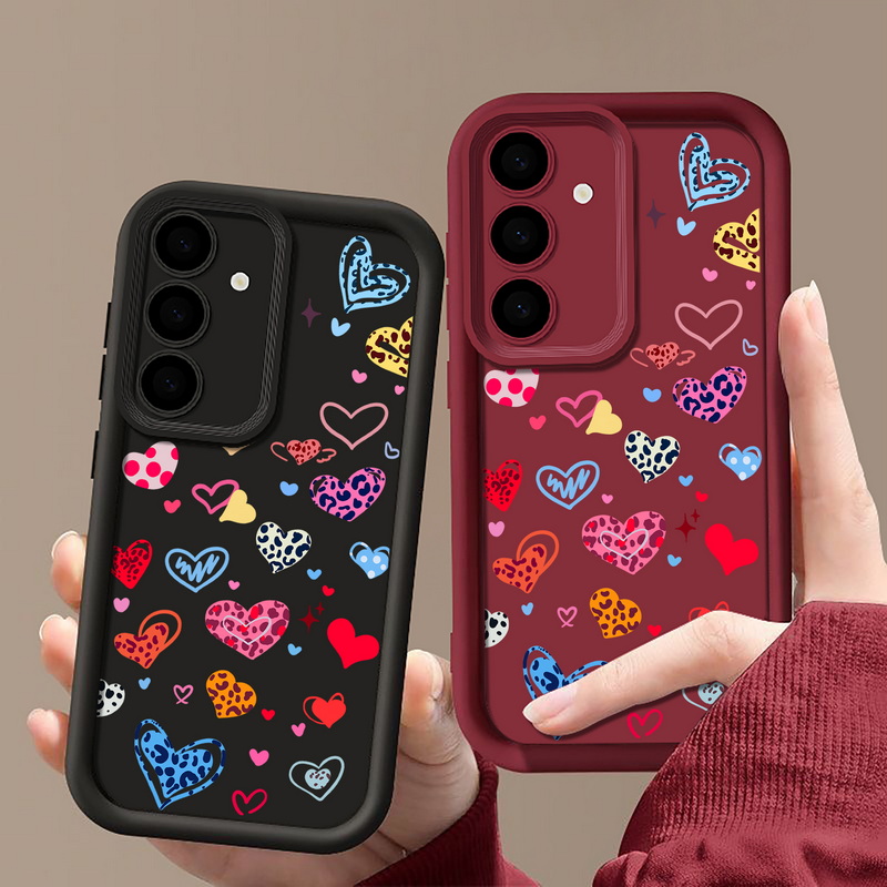 Renkli Kalp Desenli Telefon Kı - Samsung Galaxy A55 incelemesi ve fiyatı