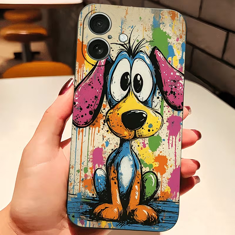 Graffiti Renkli Köpek Yavrusu  - Apple Iphone 15 incelemesi ve fiyatı