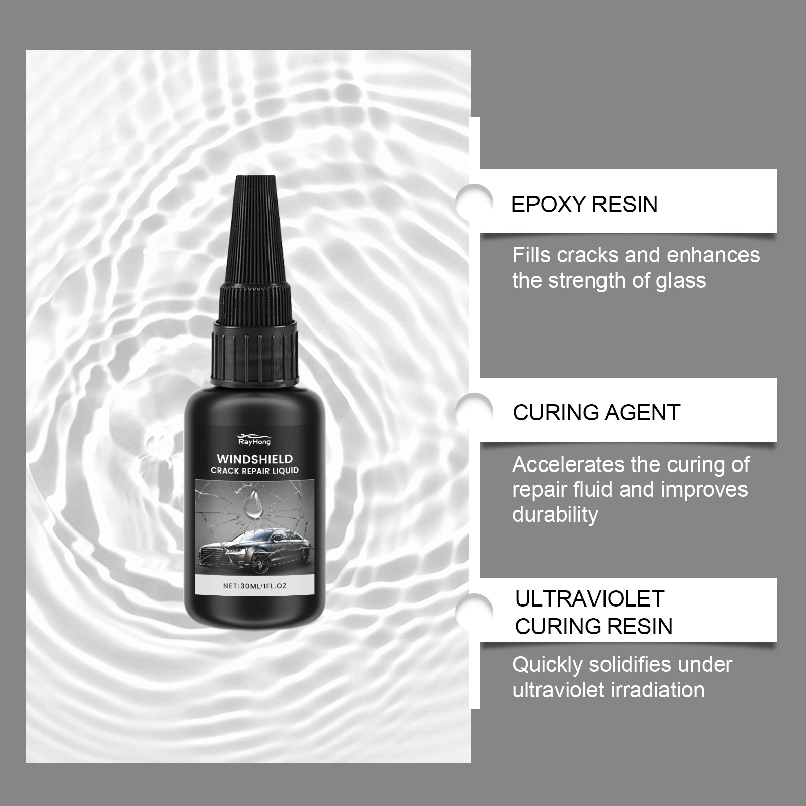 Ön Cam Tamir Seti, Hızlı Kuruy - Liquid Uv Glue Kit incelemesi ve fiyatı