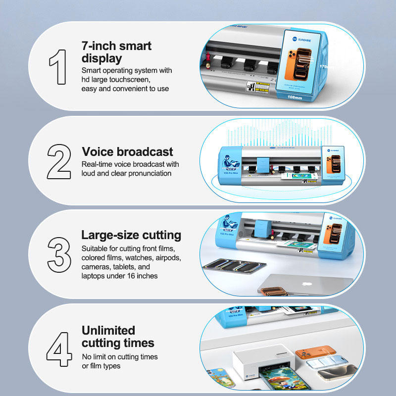 SUNSHINE Y25 Pro Max 16 inç Bü - Screen Protector Cutter incelemesi ve fiyatı
